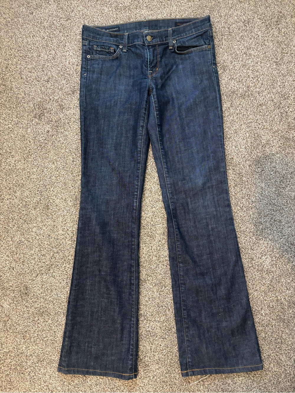 Citizens Of Humanity Y2K Dark Blue Low Rise Jeans